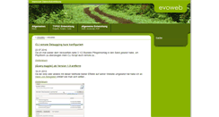 Desktop Screenshot of evoweb.de